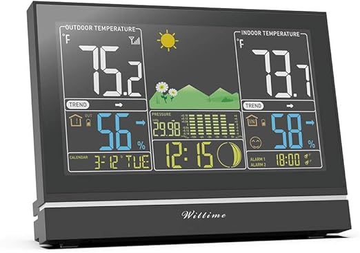 Amazon Com Wittime Latest 2076 Weather Station Wireless Indoor