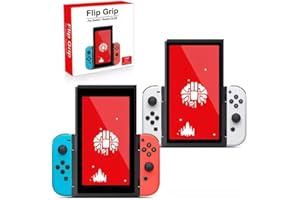 Stone Tone One Flip Grip Handheld Vertical/Portrait Mode Orientation Portable Hand Grip Dock for Original/OLED Nintendo Switch|Requires Wireless Joy-Cons, Great for Games with Vertical Display Support