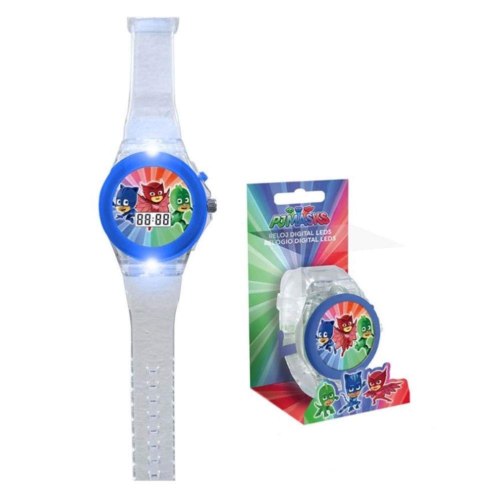 PJ Masks PJ17024 Digital LED Light Up Strap Watch