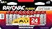 RAYOVAC AA 24-Pack Fusion Premium Alkaline Batteries, 815-24LTFUSK