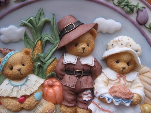 Cherished Teddies We Bear Thanks Plate