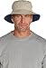 Coolibar UPF 50+ Men's Reversible Bucket Hat - Sun Protective,Large/X-Large,Tan/Navy