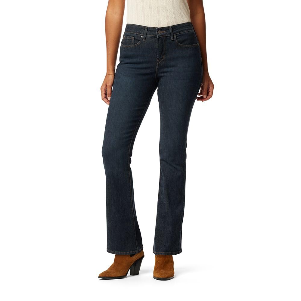 Photo 1 of Levi Strauss Signature Women's Size Totally Shaping Bootcut Jeans Mid-Rise Stretch Denim (Also Available, Indigo Void, 20 Plus Medium
