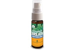Herb Pharm Breath Refresher Certified Organic Herbal Fresh Breath Spray, Peppermint