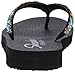 Skechers Cali Women's Meditation-Break Water Flip Flop,Black/Multi,8 M US