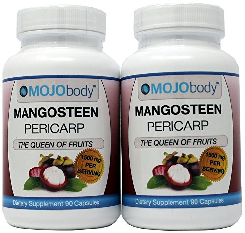 image for MOJObody Mangosteen Pericarp Twin Pack, 1500mg per a Serving Anti-infl