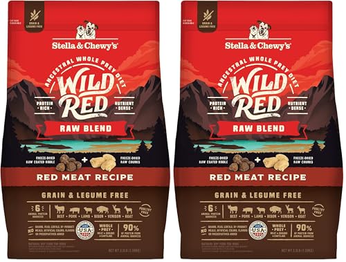 Stella & Chewy's Wild Red Dry Dog Food Raw Blend High Protein Grain & Legume Fr…