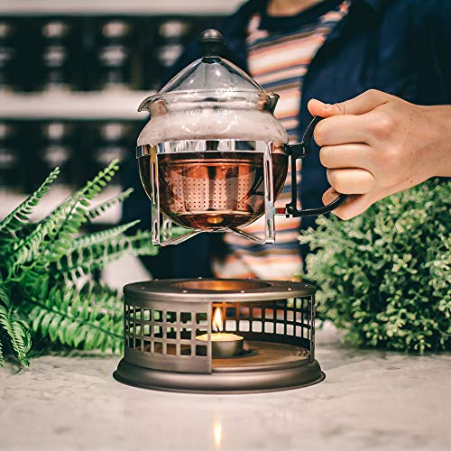 GROSCHE Nairobi Premium Teapot Warmer with tea lite candle. For glass teapot and other heatproof dish warming use. - Thumbnail 5