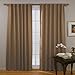 ECLIPSE Fresno Modern Blackout Thermal Rod Pocket Window Curtains for Bedroom or Living Room (Single Panel), 52