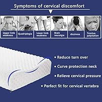 وسادة من إسفنج الذاكرة من شركة غلاكلوز غطاء وسادة سرير بمحيط الجسم وسادة مريحة للرقبة Amazon Ae