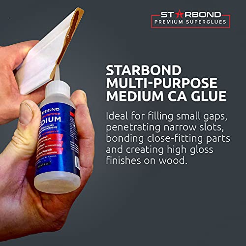 Starbond EM150 Medium, Instant Premium CA (Cyanoacrylate Adhesive) Super Glue (for