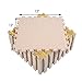 SUPERJARE 16 Tiles (16 Tiles = 16 sq.ft) Eva Foam Interlocking Tiles Protective Flooring Mat with Borders Light Wood Grain