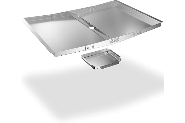 Grease Tray with Catch Pan - Adjustable Drip Pan for Gas Grill Models from Dyna Glo, Nexgrill, Expert Grill, Kenmore, BHG and