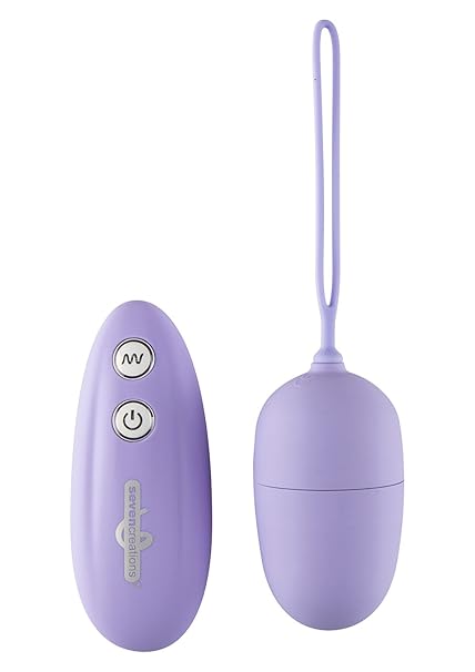 Seven Creations Lavendel Ultra Seven Vibrationsei mit Fernbedienung