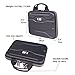 Electronics Organizer Travel Cable Cord Wire Bag Accessories Gadget Gear Storage Hard Cases for 10.5 Inch Tablet (Black)