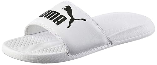 puma leather flip flops