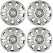 OxGord Hub-caps for 03-04 Toyota Corolla (Pack of 4) Wheel Covers 15 inch Snap On Silver