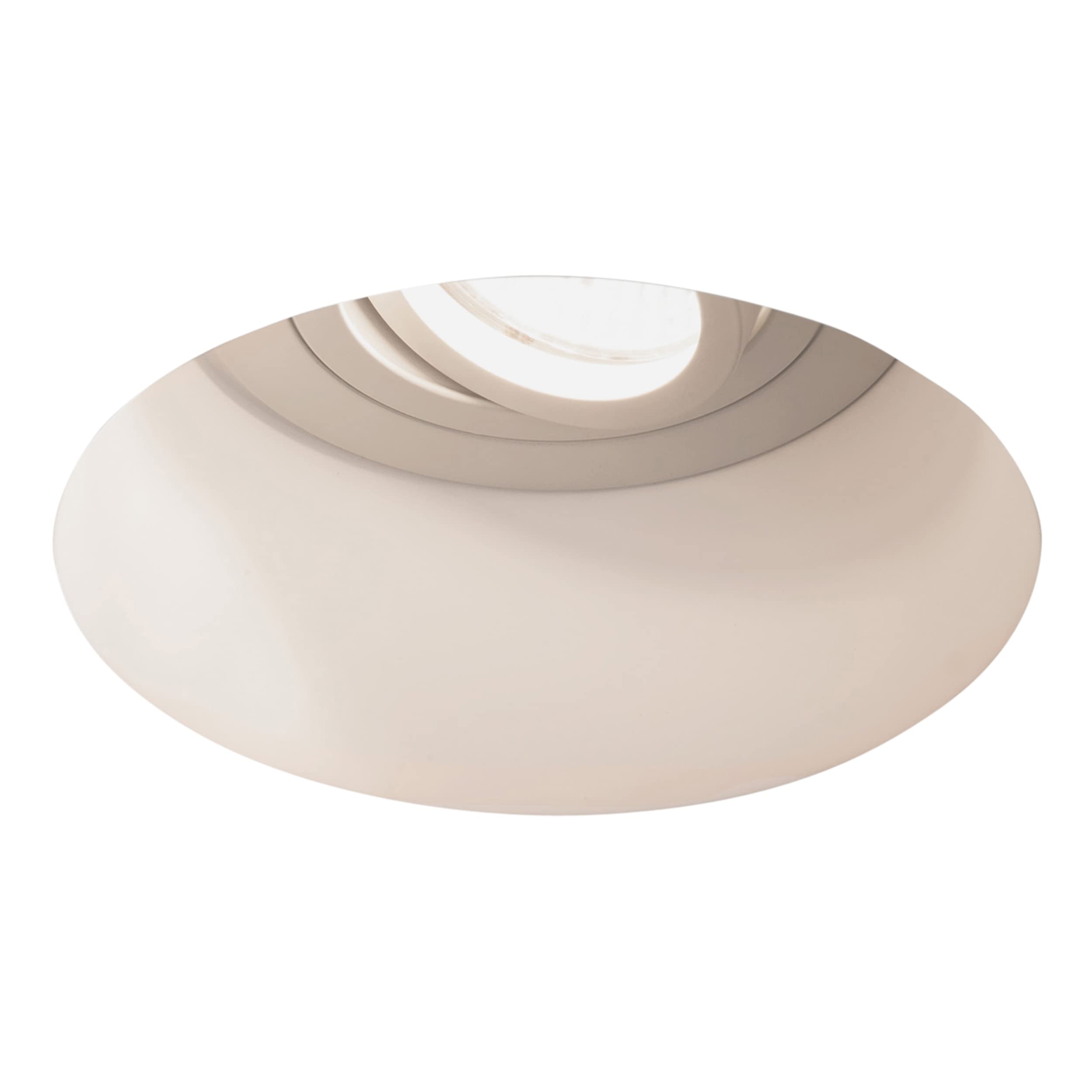 Astro Blanco Round Adjustable Indoor Downlight (Plaster), GU10 LED Lamp, Designed in Britain - 1253005-3 Years Guarantee