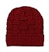 spikerking Mens Winter Knitting Wool Warm Hat Daily Slouchy Beanie Skull Cap,Red