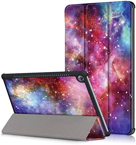 Huawei MediaPad M5 10.8 inch Tablet Case - DHZ Multi-Viewing Ultra Lightweight Smart Cover Shell Slim Tri-fold Stand Folio Leather Case for Huawei M5 10.8 2018 Release,Starry Sky