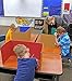Flipside Products 12”x 48” Assorted Color Study Carrel, Red, Green, Blue, Yellow Privacy Boards, Student Privacy and Focus Booth for The Classroom, Desk Divider Cubby for Tests, Made in USA - 24 Pack