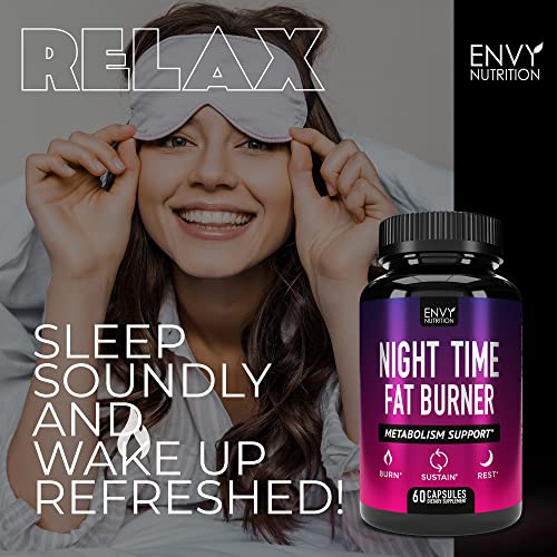 Night Time Fat Burner Carb Blocker, Metabolism Booster, Appetite