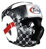 Fairtex Super Sparring Headguard, Black, Medium