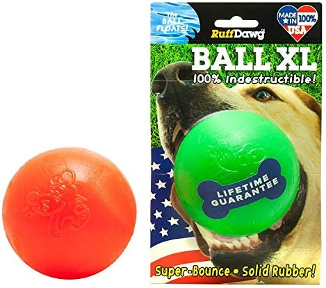 Ruff Dawg Ball XL Solid Rubber Dog Toy 