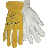 Tillman 1414 Top Grain/Split Cowhide Drivers Gloves, Medium
