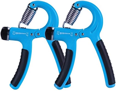 2 Pack Hand Grip Strengthener,Flytt Strength Trainer Adjustable Resistance 22-88 Lbs,Best Portable Hand Exerciser For Hand Wrist and Forearm Muscle Training