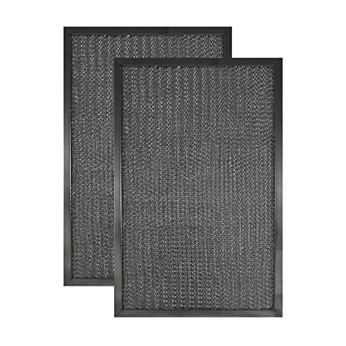 2 PACK Air Filter Factory 9-1/4 X 14-1/2 X 3/8 Range Hood Aluminum Grease Filters AFF111-M-NEW