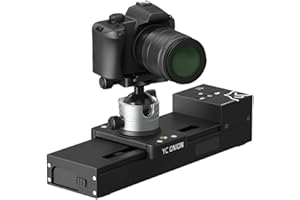 YC ONION Motorized Camera Slider 10.5 "/26.8cm with Shutter Release Support time-Lapse Shooting and Video Shooting Manual Button use/Compatible Electro-Dynamic Apparatus for The Remote Control of Signals