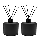 2PCS Glass Diffuser Bottles,200ml/6.7oz Essential