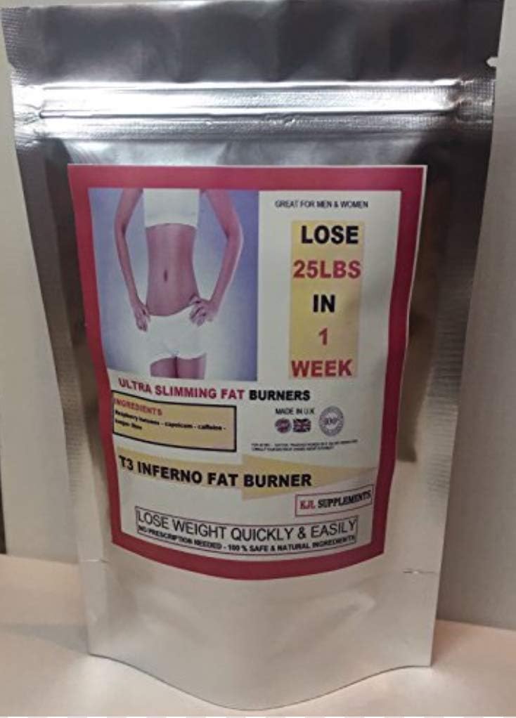 T3 Extreme Fat Burners - 60 Capsules - Suitable for Both Men and Women