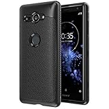 Sony Xperia XZ2 Compact Case, MoKo Slim Lightweight Flexible TPU Gel Bumper Cover Protective Shockproof Anti-scratch Back Panel for Sony Xperia XZ2 Compact 5 Inch 2018 - Black
