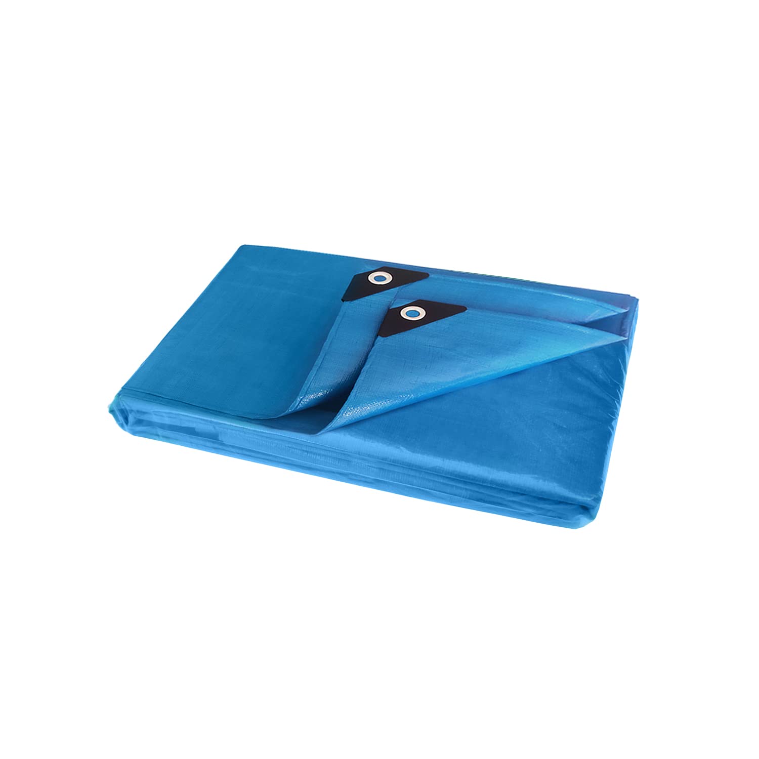 ANSIO Tarpaulin 2m x 3m Water-resistant Extra Heavy Duty Tarp Large Camping Cover Sheet – Multipurpose Groundsheet with UV Protection, Weatherproof & Frost-Resistant – Reinforced Eyelets - Blue