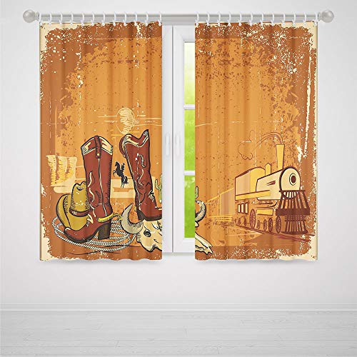 Yoliyana Living Room Curtains Western Living Room Bedroom Window