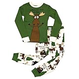 Lazy One Boy's I Moose Have A Hug Long Sleeve PJ Set