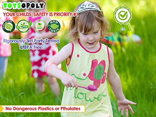 Egg and Spoon Race Game - 6 Eggs and 6 Spoons (Pack of 12) - Made of The Real Wood - Fun Birthday Party School Church Camp Picnic for Boys Girls & Adults - Thumbnail 3