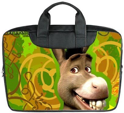 JIUDUIDODO Shrek Fashion Custom Nylon Waterproof Bag for Laptop 13 Inch (Twin sides)