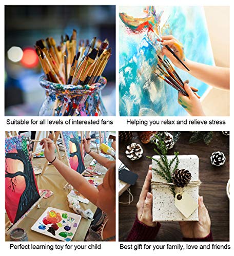 Bougimal Malen Nach Zahlen Erwachsene, DIY Handgemalt Ölgemälde Kits auf Leinwand Geschenk für Frauen Mama Tochter… – Bild 4