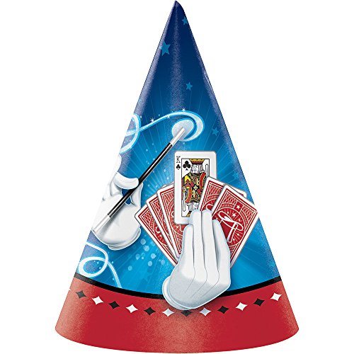 8-Count Child-Sized Party Hats, Magic Party