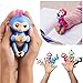 Tutent Interactive Baby Monkey Electronic Toy Finger Doll for Children Kids-Perfect as Christmas Gift,Birthday Gift (Pink)