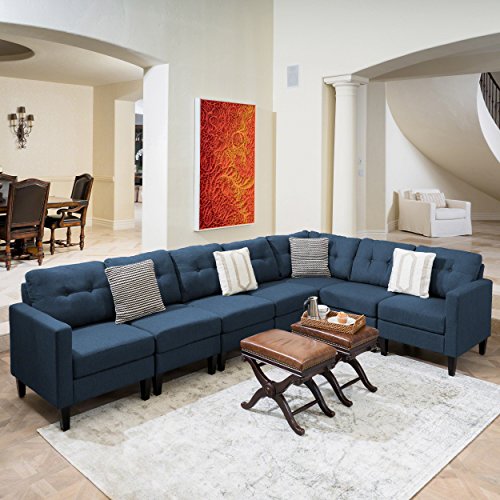 Blue Sectional Sofas & Couches Light & Navy Blue Sectionals