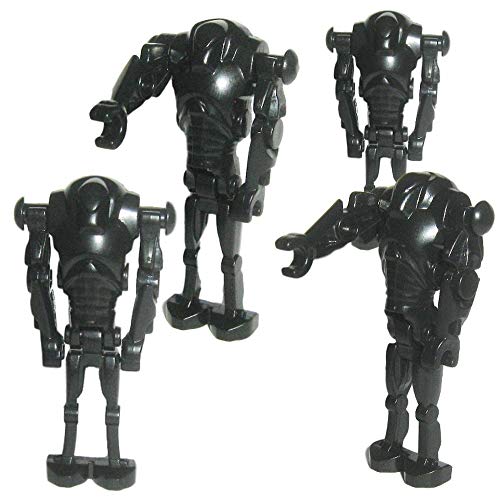 4er Set B2 Super Battle Droiden - DCS Farb-modifizierte Custom Figuren des bekannten Klemmbausteinherstellers und somit…