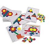 S&S Worldwide Pattern Block Picture Cards (set of 20)
