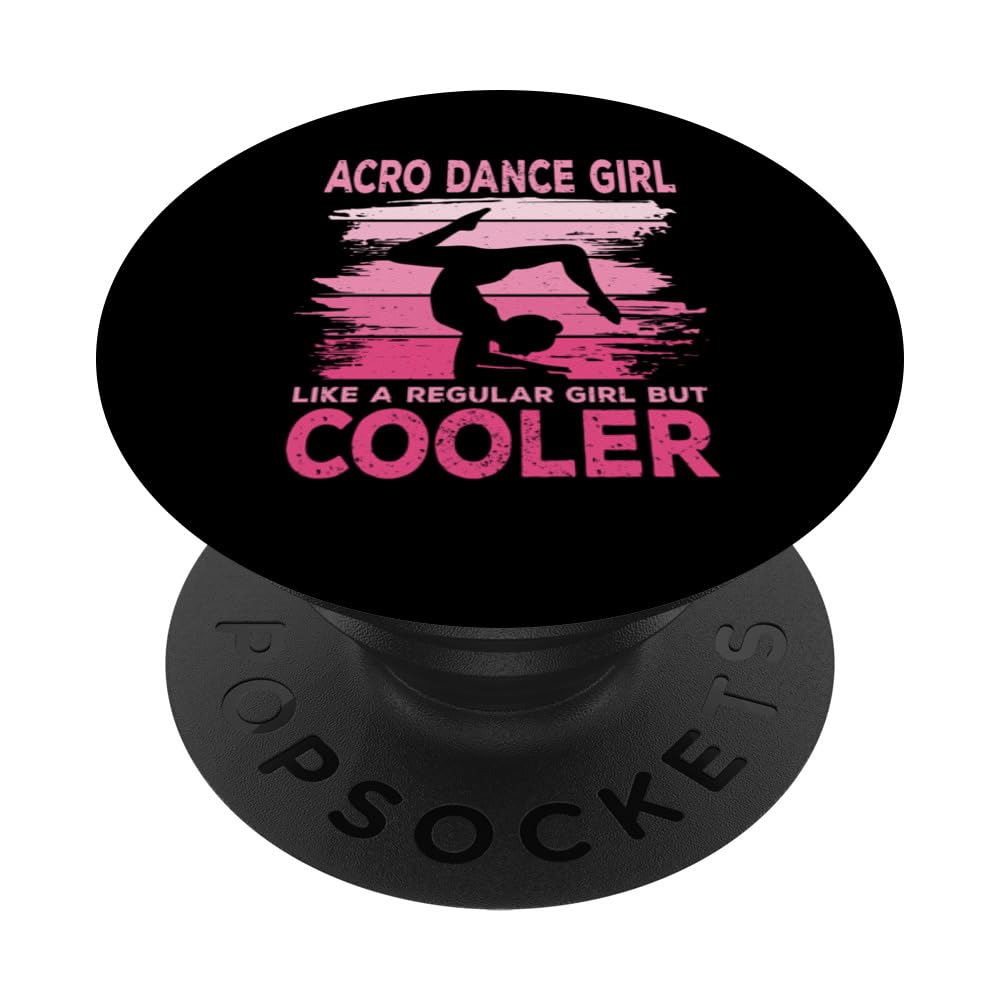 Acro Dance Girl Acrobatic Funny Acrobatics PopSockets Adhesive PopGrip