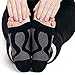 Plantar Fasciitis Compression Socks with Foot & Ankle Support for Men & Women | Cradles Sore Ankles, Soothes Painful Heels & Improves Circulation for Better Foot Health (Black & Gray, 1 Pair)