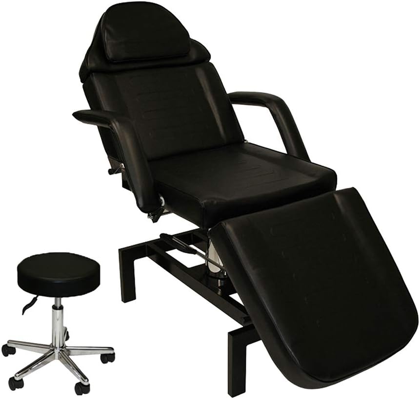 Amazon Com Inkbed Hydraulic Tattoo Bed Table W Free Artist Chair For Studio Equipment Kitchen Dining