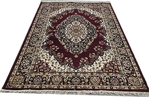 Moin Carpets Soft Floral Carpet for Living Room and Bedroom and Home 5 x 7 Feet Brown